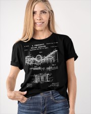1898 Roller Coaster Patent Print Shirt Vintage Graphic T-Shirt Gift For Mens Classic T-Shirt apparel-classic-tshirt-lifestyle-front-100