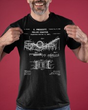 1898 Roller Coaster Patent Print Shirt Vintage Graphic T-Shirt Gift For Mens Classic T-Shirt apparel-classic-tshirt-lifestyle-front-181