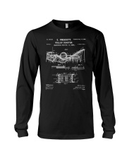 1898 Roller Coaster Patent Print Shirt Vintage Graphic T-Shirt Gift For Mens Long Sleeve Tee tile
