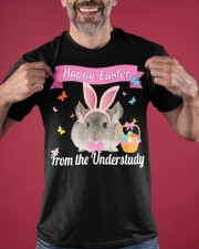 Happy Easter From The Understudy Shirt Funny Chinchilla Graphic Tee Gifts For Actor Friend Classic T-Shirt apparel-classic-tshirt-lifestyle-front-181