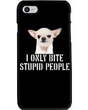 I only Bite Stupid People chihuahua Phone Case thumbnail