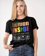 Human Inside Colours May Vary Lgbt Shirt Pride Clothing Gifts For Lgbt Friends Classic T-Shirt apparel-classic-tshirt-lifestyle-front-100