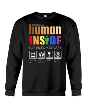 Human Inside Colours May Vary Lgbt Shirt Pride Clothing Gifts For Lgbt Friends Crewneck Sweatshirt tile