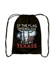 If The Flag Offends You Kiss My Texass Shirt Funny Drawstring Bag tile