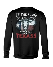 If The Flag Offends You Kiss My Texass Shirt Funny Crewneck Sweatshirt tile