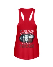 If The Flag Offends You Kiss My Texass Shirt Funny Ladies Flowy Tank tile