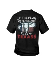 If The Flag Offends You Kiss My Texass Shirt Funny Youth T-Shirt tile