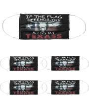 If The Flag Offends You Kiss My Texass Shirt Funny Mask tile