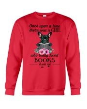 Once upon a time there was a girl frenchie Crewneck Sweatshirt thumbnail