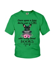 Once upon a time there was a girl frenchie Youth T-Shirt thumbnail