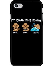 My Quarantine Routine poodle Phone Case thumbnail