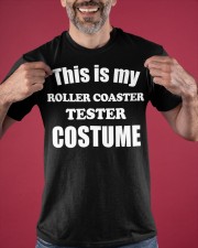 This Is My Roller Coaster Tester Costume Shirt Funny Halloween Roller Coaster Gift Ideas Classic T-Shirt apparel-classic-tshirt-lifestyle-front-181