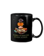 In A Worl D Of Bookworms Be A Book Dachshund Mug thumbnail