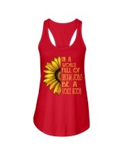 In A World Full Of Dream Jobs Be A Voice Actor Shirt Sunflower Graphic Quotes Tee Gifts Ladies Flowy Tank tile
