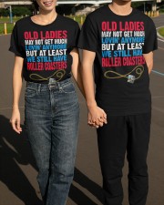 Old Ladies May Not Get Much Lovin Anymore Shirt Roller Coasters Lover Womens T-Shirt Gift Classic T-Shirt apparel-classic-tshirt-lifestyle-front-145