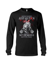 Skull Middle Finger One Day I'm Gonna Say Fuck It All T-Shirt Cool Mens Shirts With Sayings Long Sleeve Tee tile