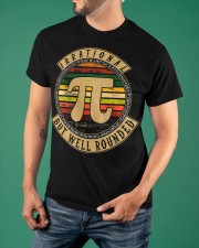 Pi Symbol Irrational But Well Rounded Shirt Pi Day Funny Nerd T-Shirts Math Lovers Gifts Classic T-Shirt apparel-classic-tshirt-lifestyle-front-88