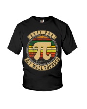 Pi Symbol Irrational But Well Rounded Shirt Pi Day Funny Nerd T-Shirts Math Lovers Gifts Youth T-Shirt tile