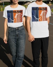 High Culture Roller Coasters Vintage Shirt Vacation Gifts For Roller Coaster Lovers Classic T-Shirt apparel-classic-tshirt-lifestyle-front-145
