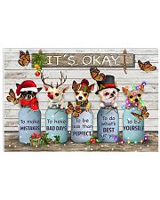 Chihuahua christmas 17x11 Poster front