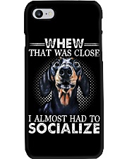 Whew That Was Close I Almost Had To Dachshund Phone Case thumbnail