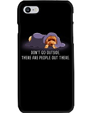 Don'T Go Outside There Are People Out poodle 1 Phone Case thumbnail