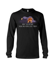 Don'T Go Outside There Are People Out poodle 1 Long Sleeve Tee thumbnail