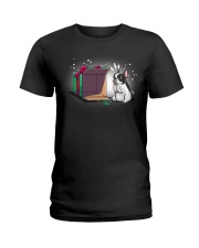 Frenchie T-shirt Christmas gift for friend Ladies T-Shirt thumbnail