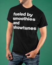 Fueled By Smoothies And Showtunes Shirt Broadway Musical Funny Quotes T-Shirts for Fans Classic T-Shirt apparel-classic-tshirt-lifestyle-front-88