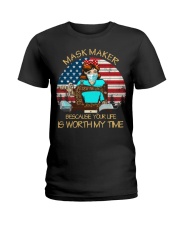 your life is worth my time sewing Ladies T-Shirt thumbnail