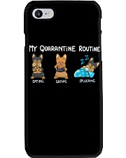 My Quarntine Routine Yorkie2 Phone Case thumbnail