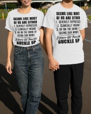 Seem Like Most Of Us Are Either T-Shirt Funny Drinking Shirts For Friends Classic T-Shirt apparel-classic-tshirt-lifestyle-front-145