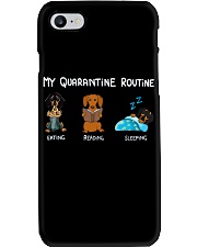 My Quarantine Routine dachshund4 Phone Case thumbnail