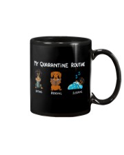 My Quarantine Routine dachshund4 Mug thumbnail