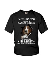 I'm telling you i'm not a basset hound Youth T-Shirt thumbnail