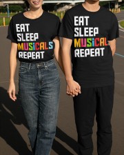 Eat Sleep Musicals Repeat Shirt Funny Graphic T-Shirt Good Gifts For A Musician Classic T-Shirt apparel-classic-tshirt-lifestyle-front-145