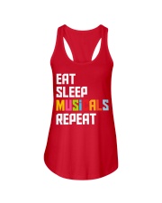 Eat Sleep Musicals Repeat Shirt Funny Graphic T-Shirt Good Gifts For A Musician Ladies Flowy Tank tile