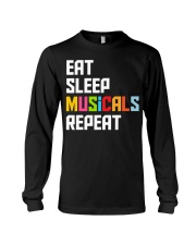 Eat Sleep Musicals Repeat Shirt Funny Graphic T-Shirt Good Gifts For A Musician Long Sleeve Tee tile