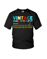 Vintage Massage Therapist Definition T-Shirt Funny Therapy Shirts Ot Month Gifts Youth T-Shirt tile