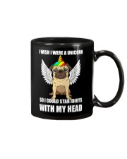I Wish I Were A Unicorn So I Could Stab Pug Mug thumbnail