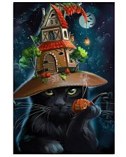 Cat Wearing Halloween Hat Home Decoration 11x17 Poster front