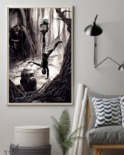 baby yoda training luke 11x17 Poster lifestyle-poster-1