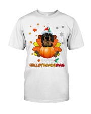 dachshund hallothanksmas Classic T-Shirt front