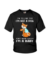 I'M TeLLING yOU i'm nOT A Dog My Mom Said I'M A Youth T-Shirt thumbnail