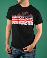 Rollercoaster T-Shirt Roller Coaster Amusement Theme Park Thrilling Thrillseeker Shirt Classic T-Shirt apparel-classic-tshirt-lifestyle-front-88