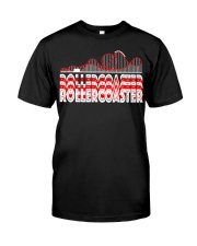 Rollercoaster T-Shirt Roller Coaster Amusement Theme Park Thrilling Thrillseeker Shirt Classic T-Shirt front