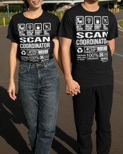 Scan Coordinator Warning Sarcasm Inside T-Shirt Funny Sarcastic T-Shirt Sayings Classic T-Shirt apparel-classic-tshirt-lifestyle-front-145