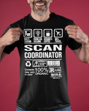 Scan Coordinator Warning Sarcasm Inside T-Shirt Funny Sarcastic T-Shirt Sayings Classic T-Shirt apparel-classic-tshirt-lifestyle-front-181