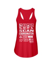 Scan Coordinator Warning Sarcasm Inside T-Shirt Funny Sarcastic T-Shirt Sayings Ladies Flowy Tank tile