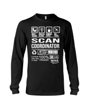 Scan Coordinator Warning Sarcasm Inside T-Shirt Funny Sarcastic T-Shirt Sayings Long Sleeve Tee tile
